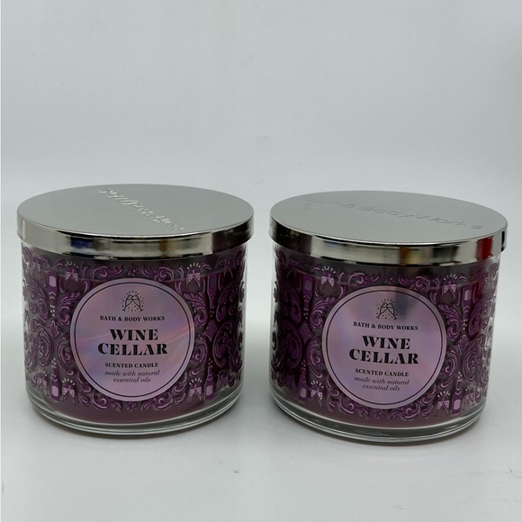 Bath & Body Works Accents Bath Body Works Wine Cellar 3 Wick Candle